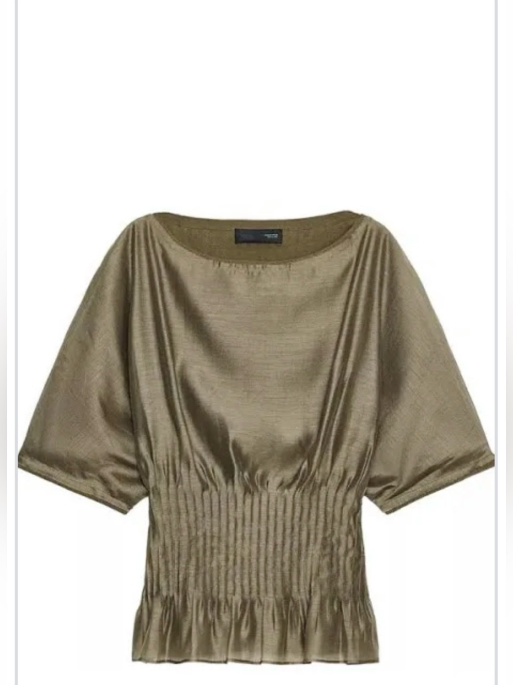 Zara Waist Pleated Top